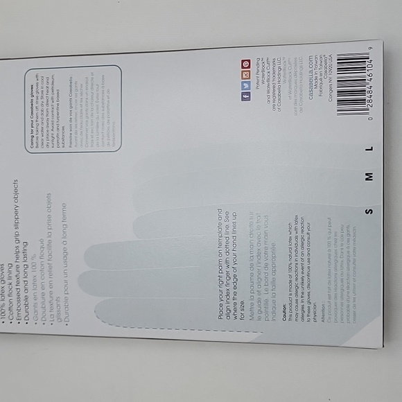 2pr Casabella WaterBlock Double Cuff Latex Cleaning Dishwashing Gloves, Large - Picture 3 of 5